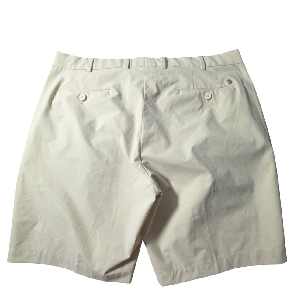Peter Millar Surge Shorts Mens 38 Cream Good Crown Crafted Tailored Fit Golf - Picture 2 of 14